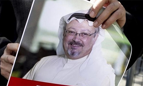 retrato del periodista Yamal Jashoggi España insta a Arabia Saudí a esclarecer la muerte de Jashoggi